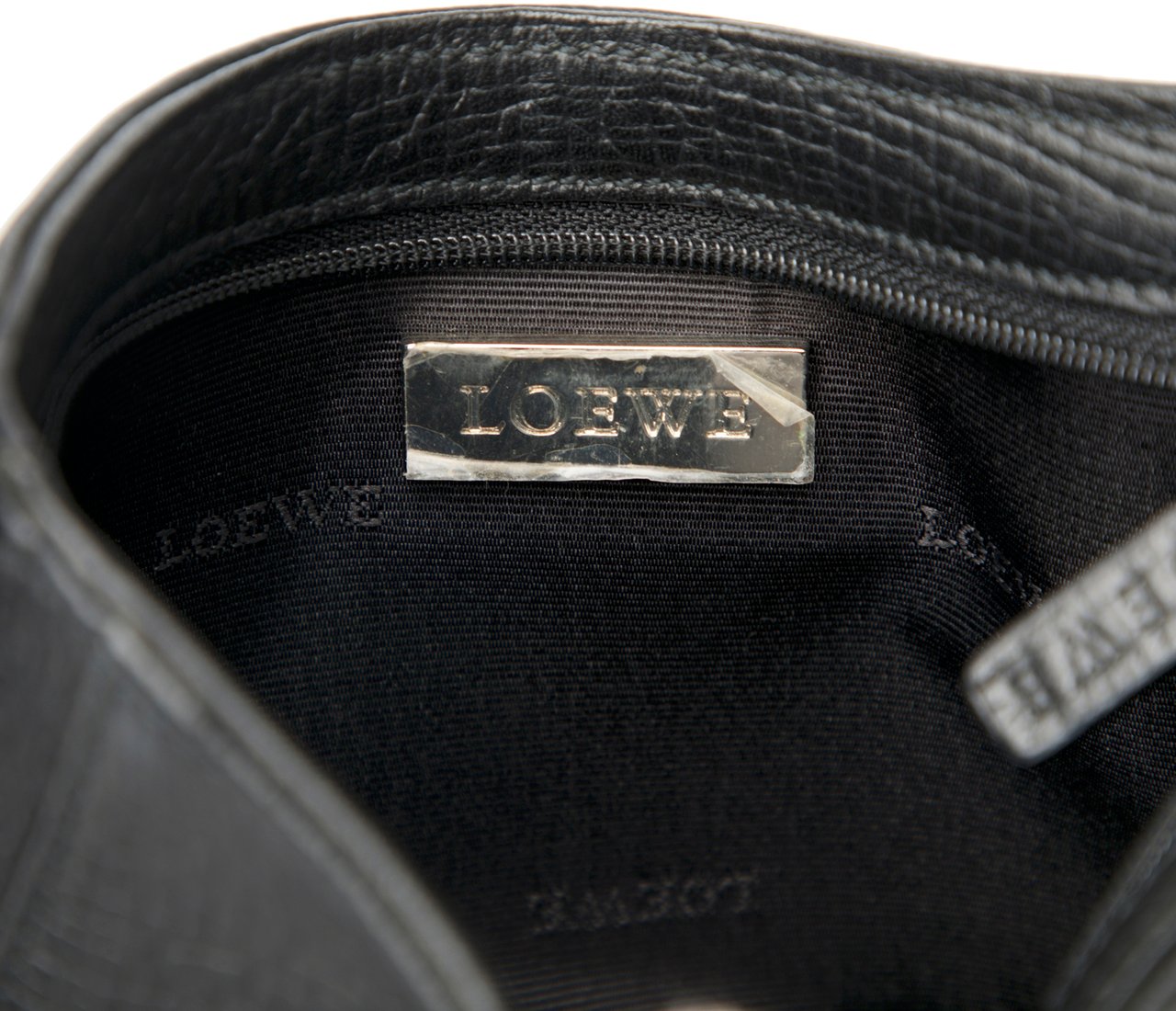 Loewe Leather Shoulder Bag Zwart