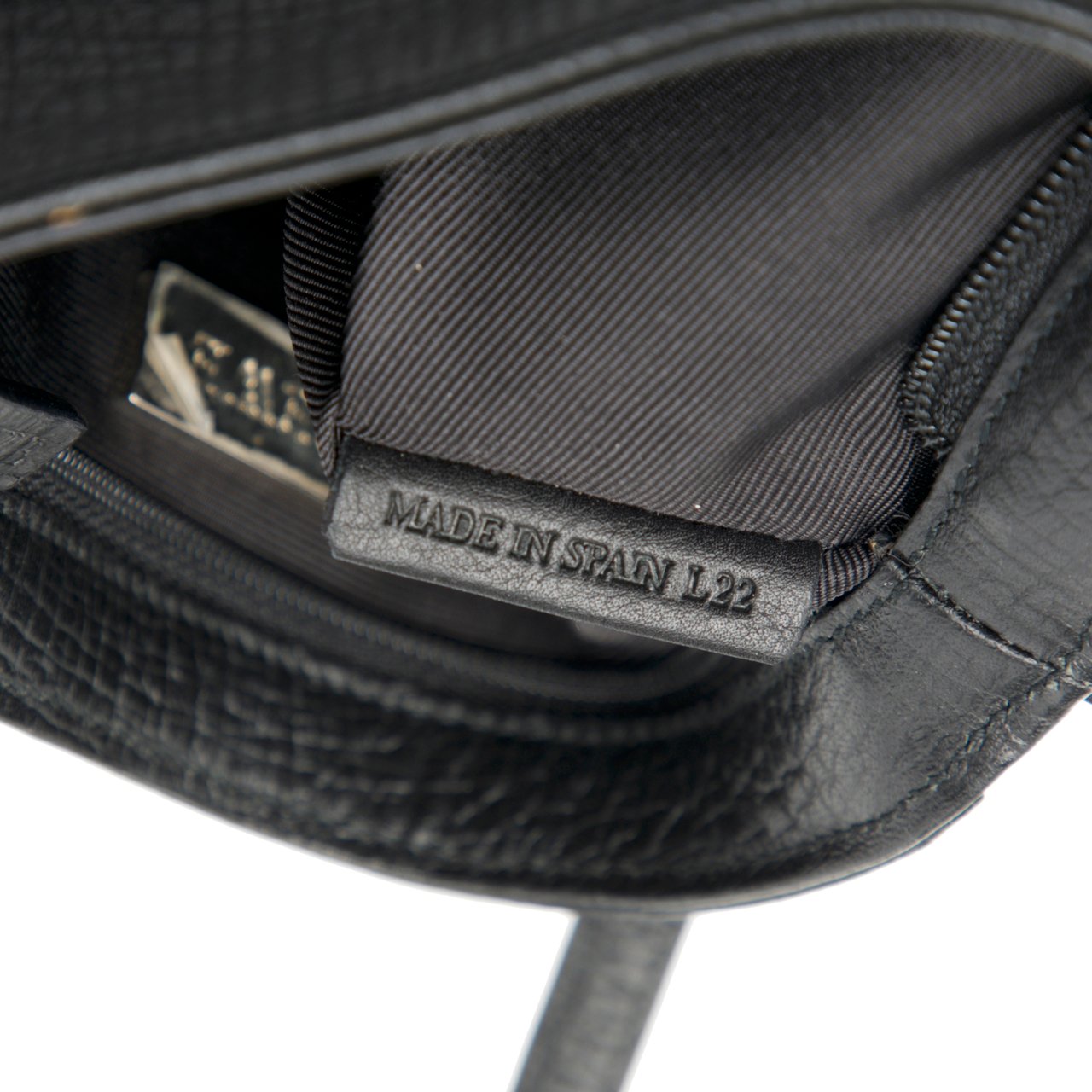 Loewe Leather Shoulder Bag Zwart