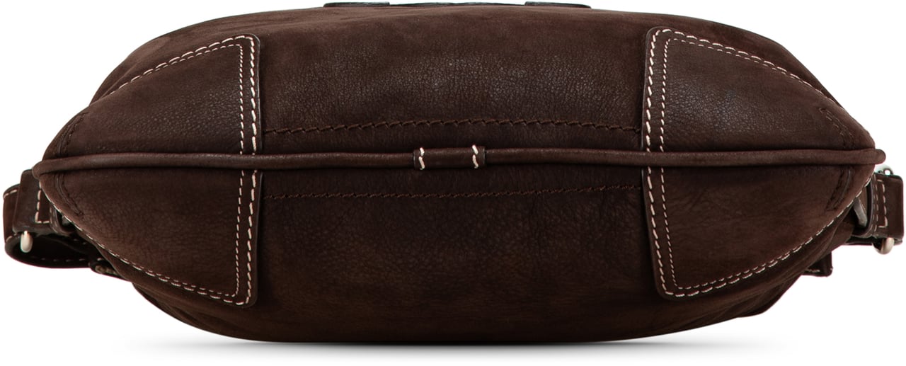 Loewe Anagram Nubuck Crossbody Bruin