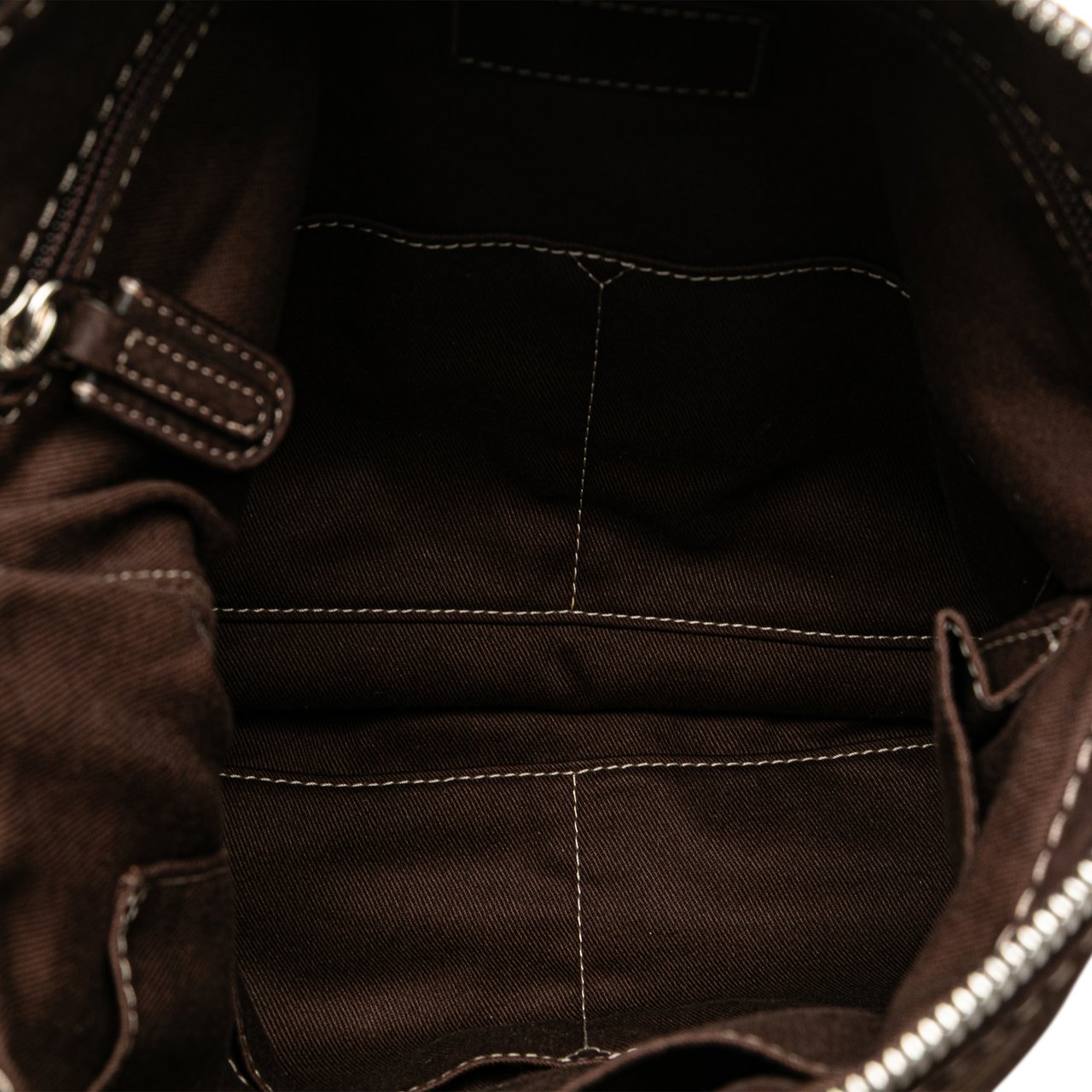 Loewe Anagram Nubuck Crossbody Bruin