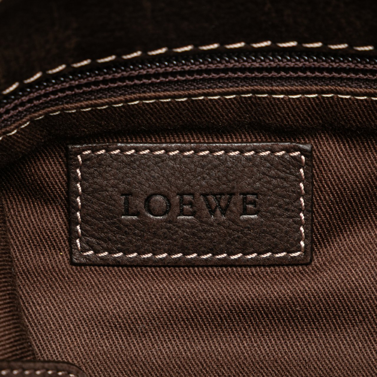 Loewe Anagram Nubuck Crossbody Bruin