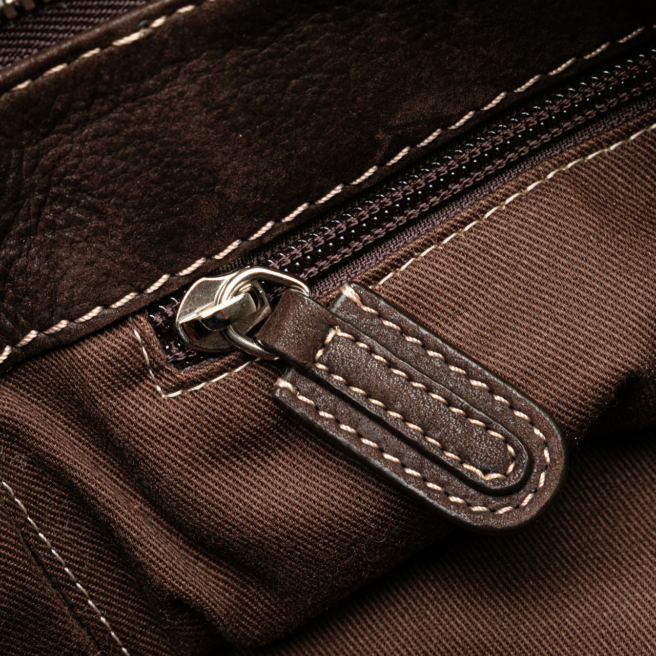 Loewe Anagram Nubuck Crossbody Bruin