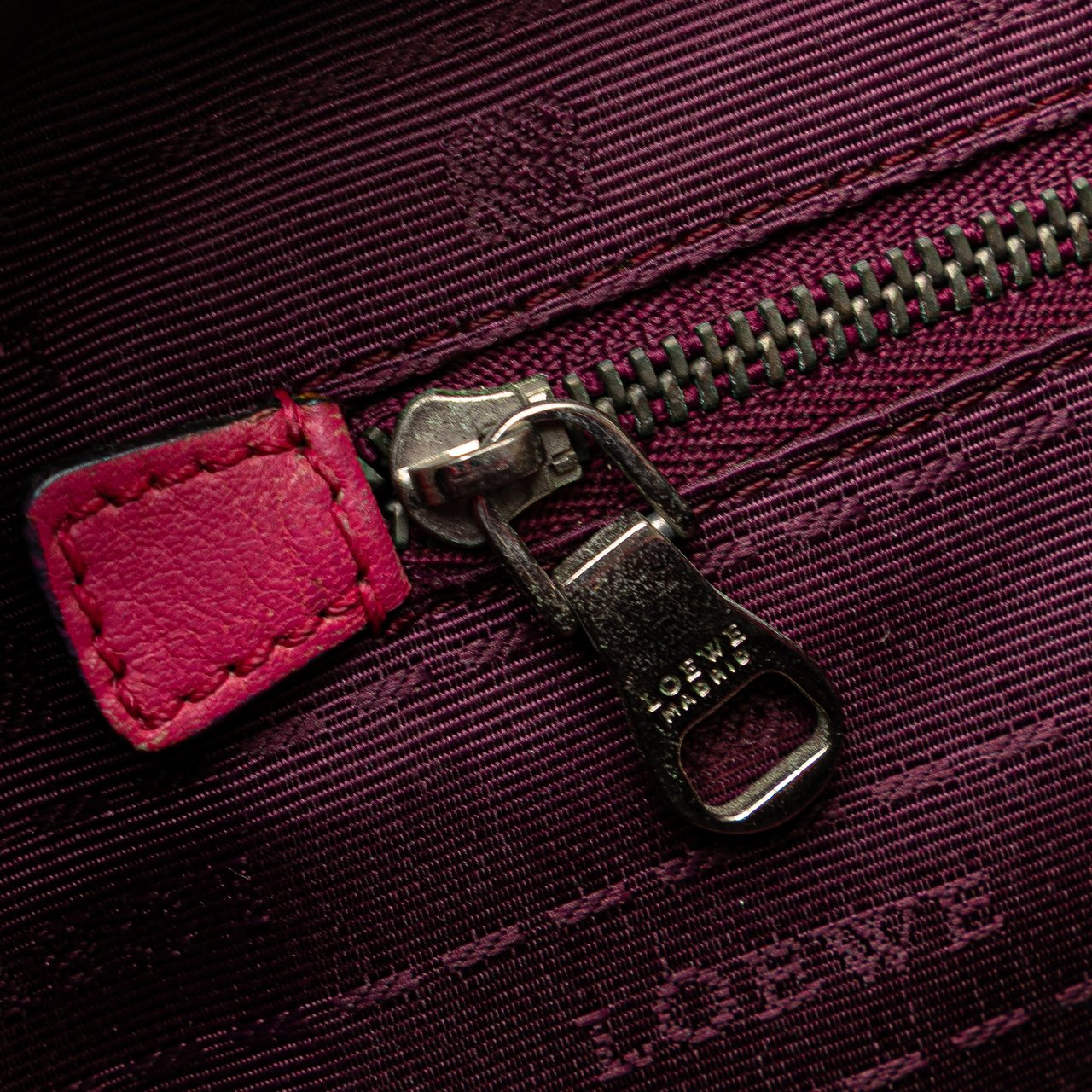 Loewe Leather Heritage Tote Roze