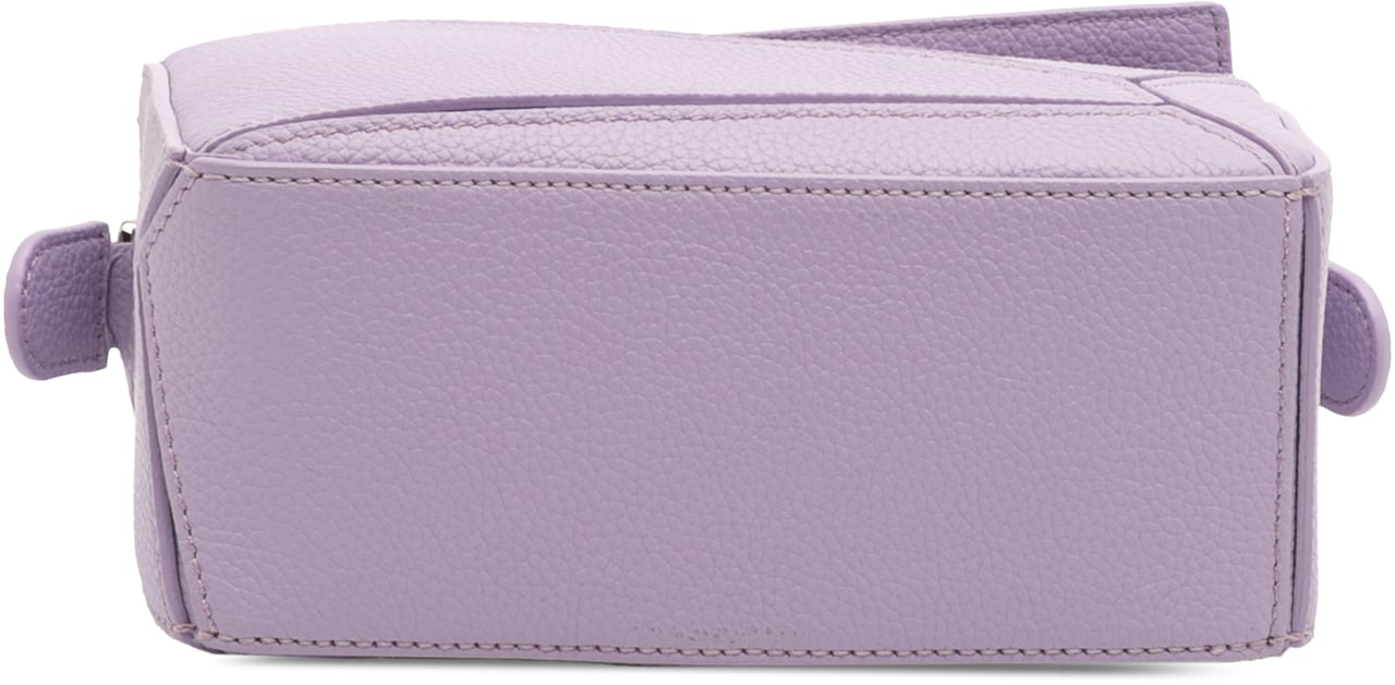 Loewe Mini Calfskin Puzzle Satchel Paars