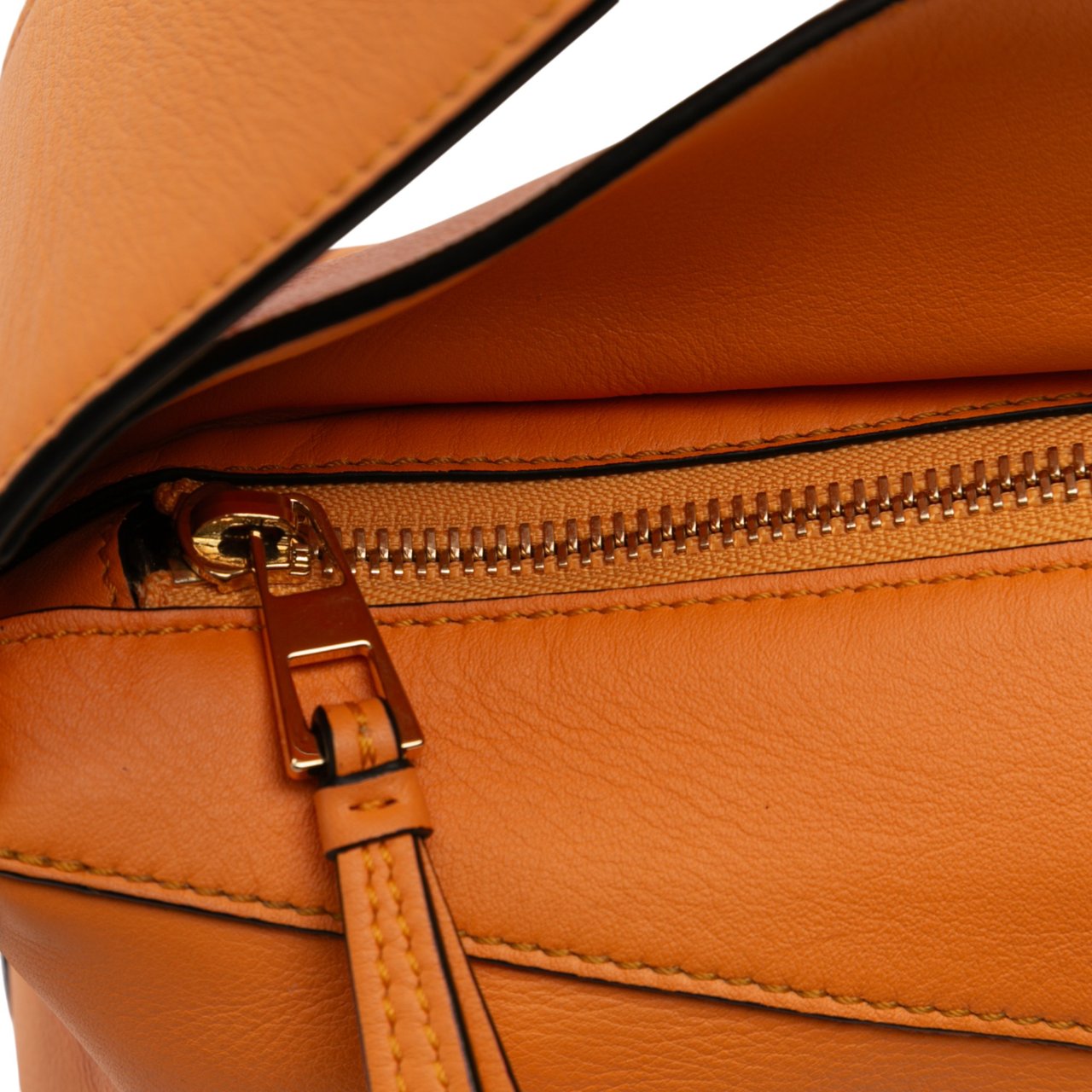 Loewe Calfskin Puzzle Hobo Oranje