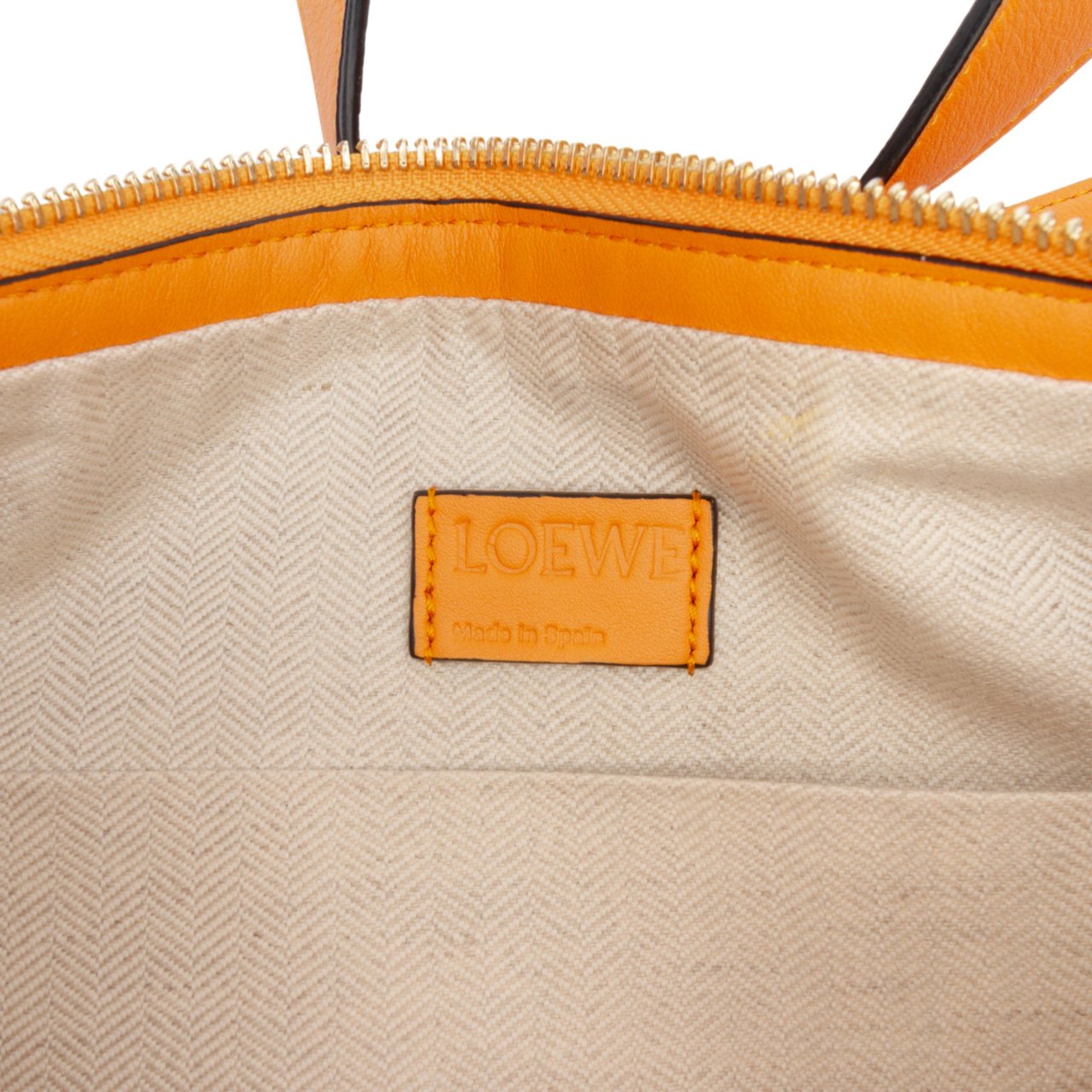 Loewe Calfskin Puzzle Hobo Oranje