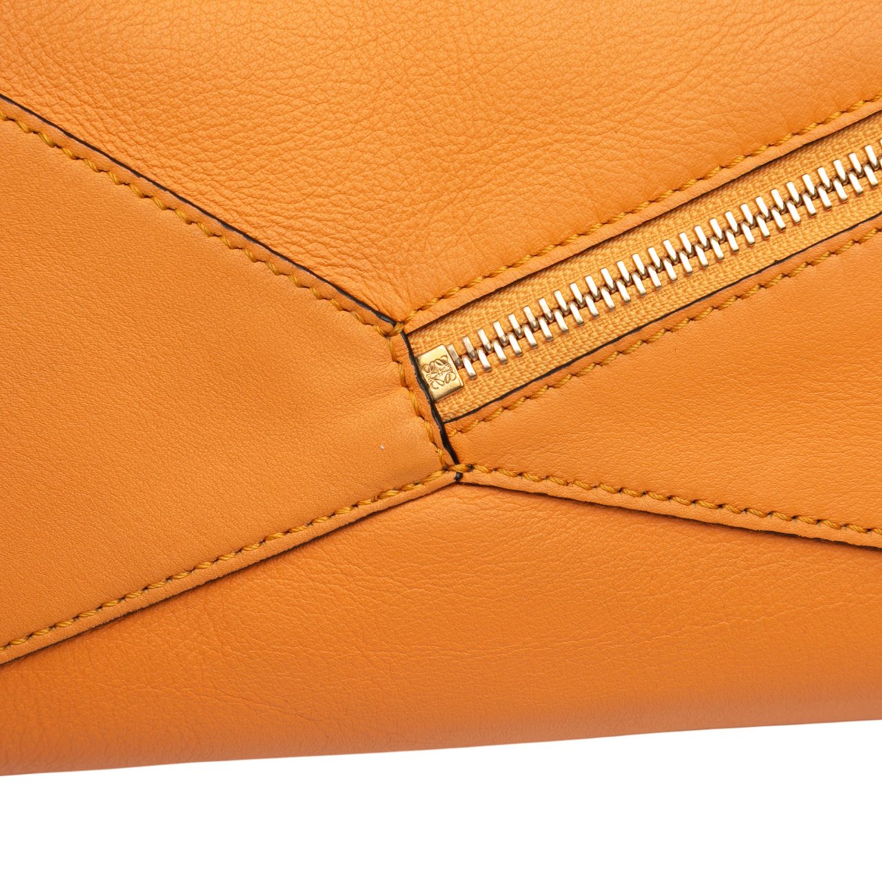 Loewe Calfskin Puzzle Hobo Oranje
