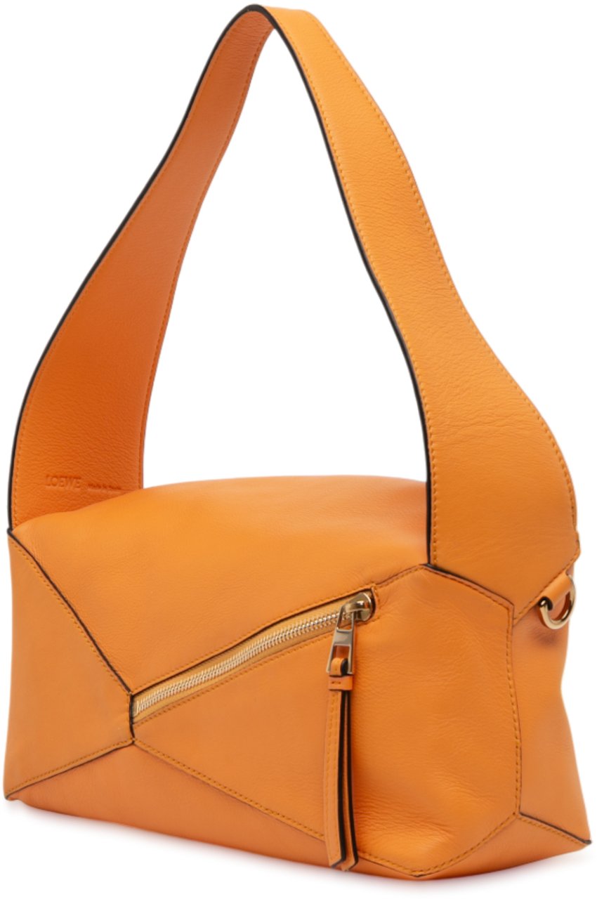 Loewe Calfskin Puzzle Hobo Oranje