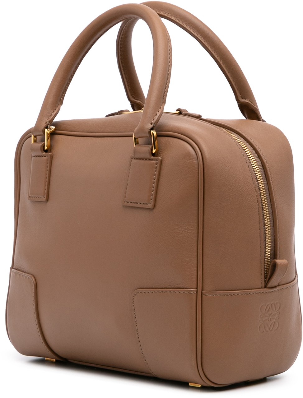 Loewe Leather Amazona Square 19 Bruin