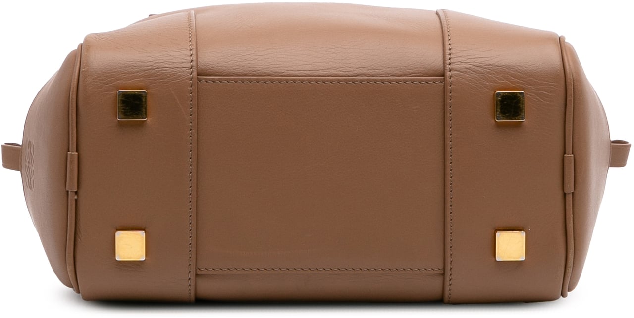 Loewe Leather Amazona Square 19 Bruin
