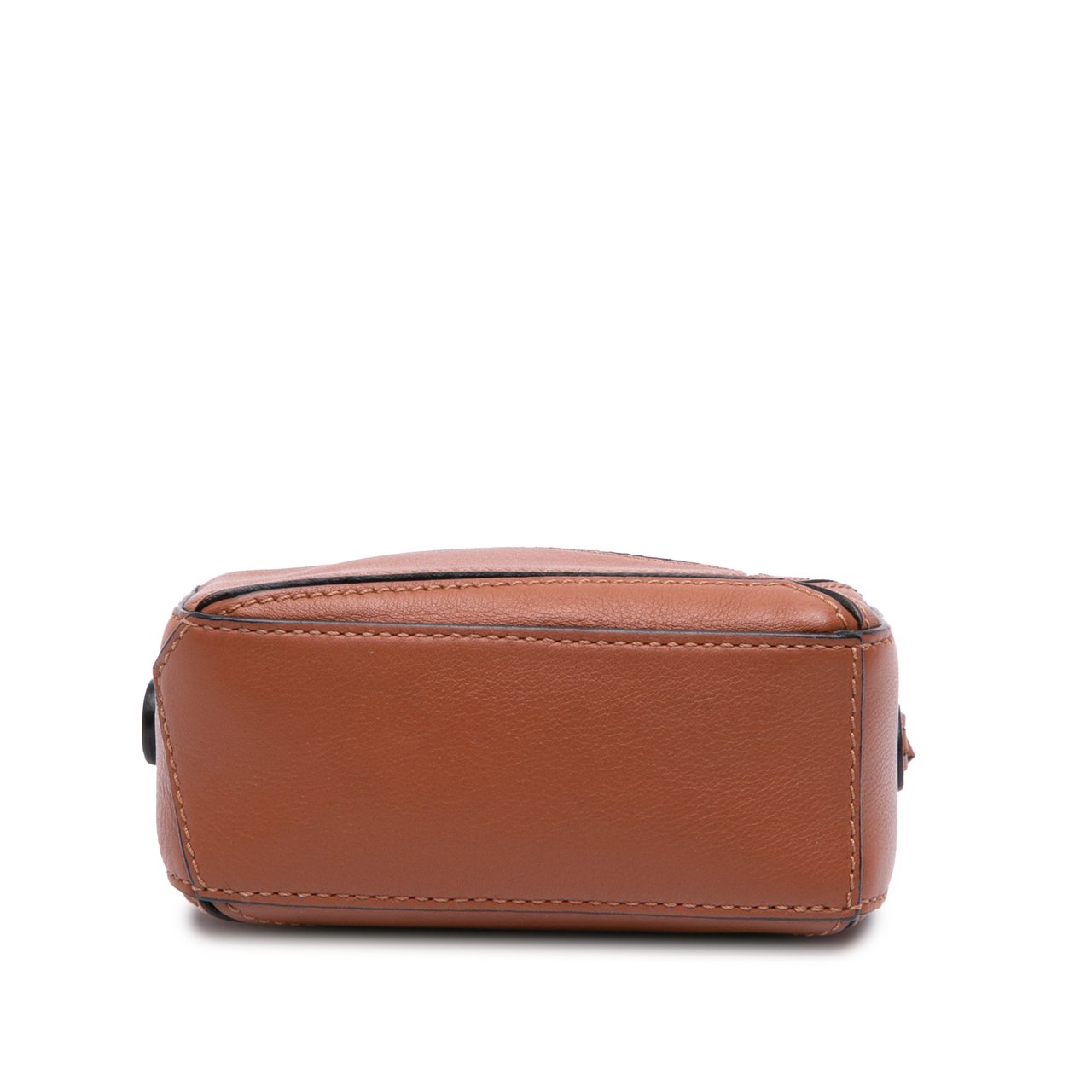 Loewe Nano Calfskin Puzzle Satchel Bruin