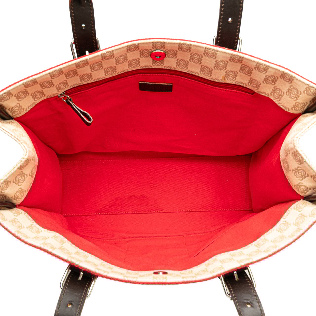 Loewe Anagram Canvas Tote Bruin