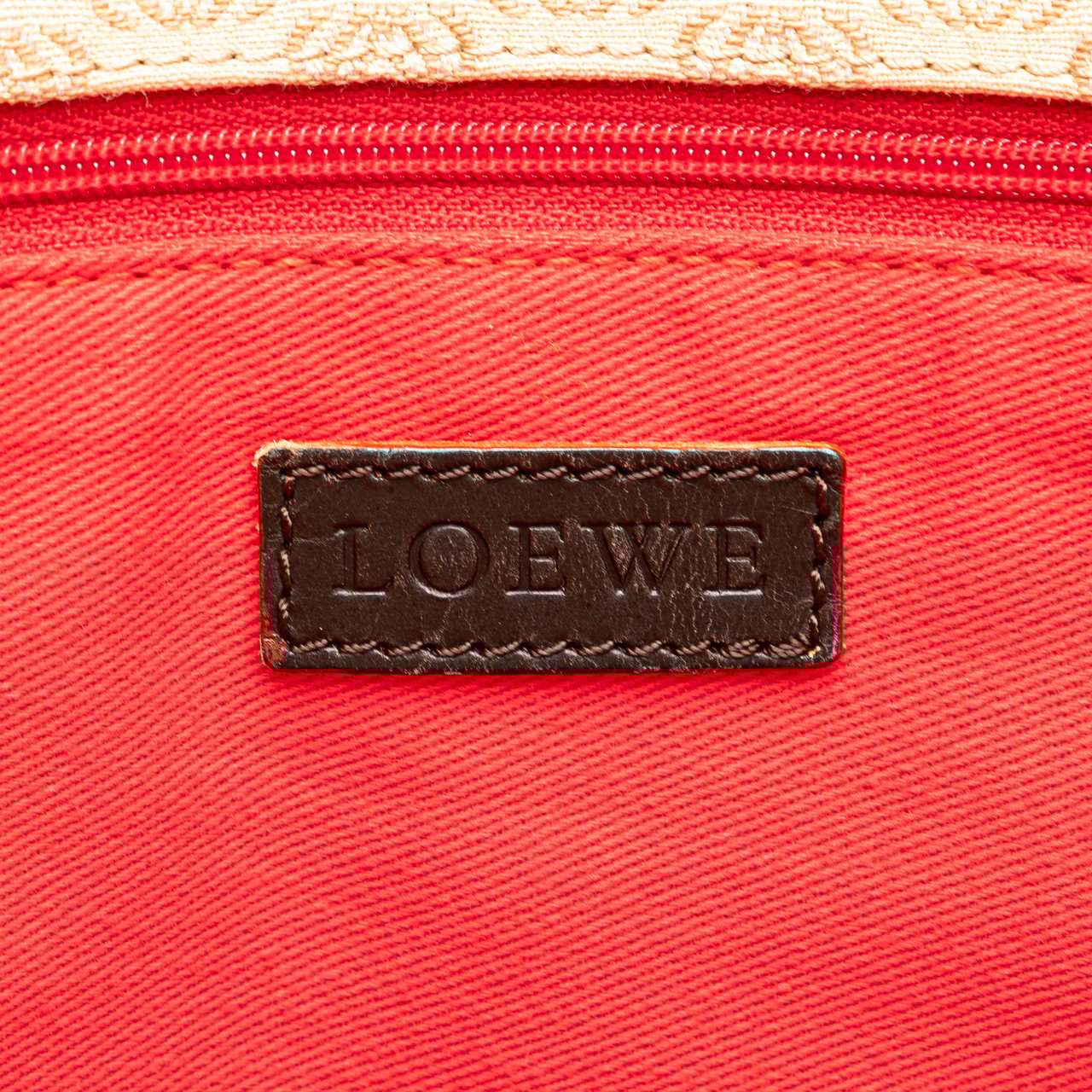Loewe Anagram Canvas Tote Bruin