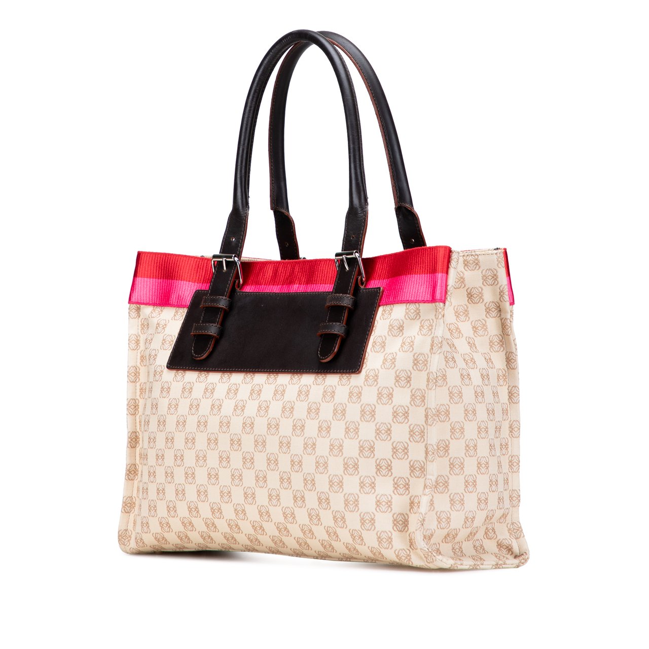 Loewe Anagram Canvas Tote Bruin