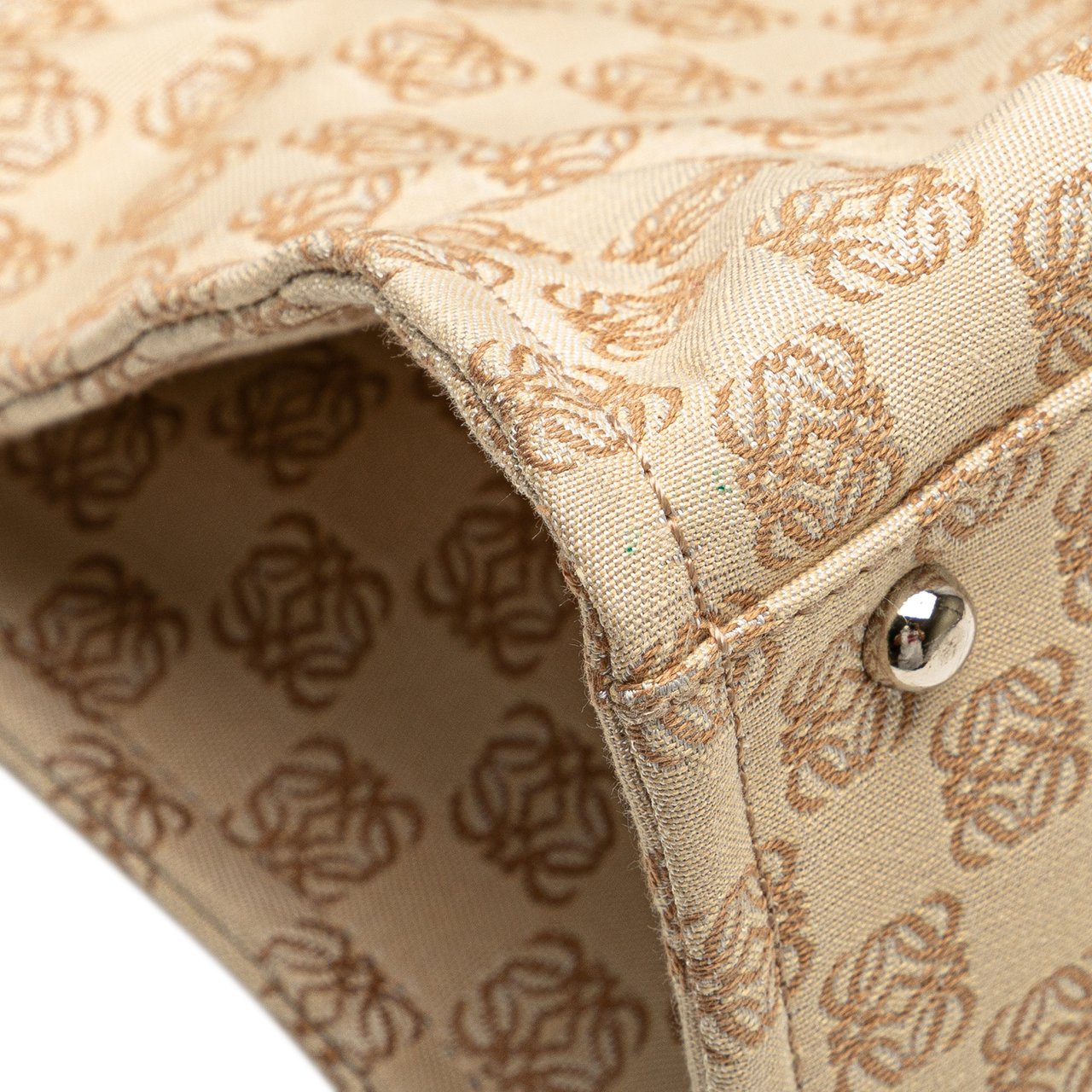 Loewe Anagram Canvas Tote Bruin