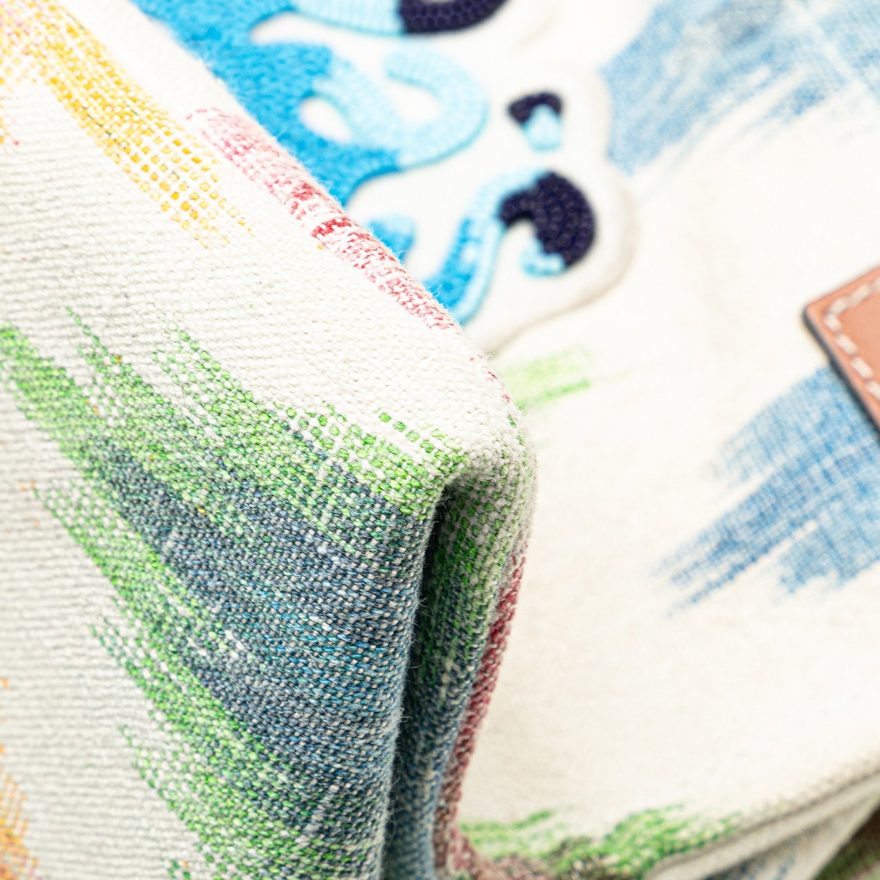 Loewe Paula's Ibiza Canvas Beach Cabas Tote Wit