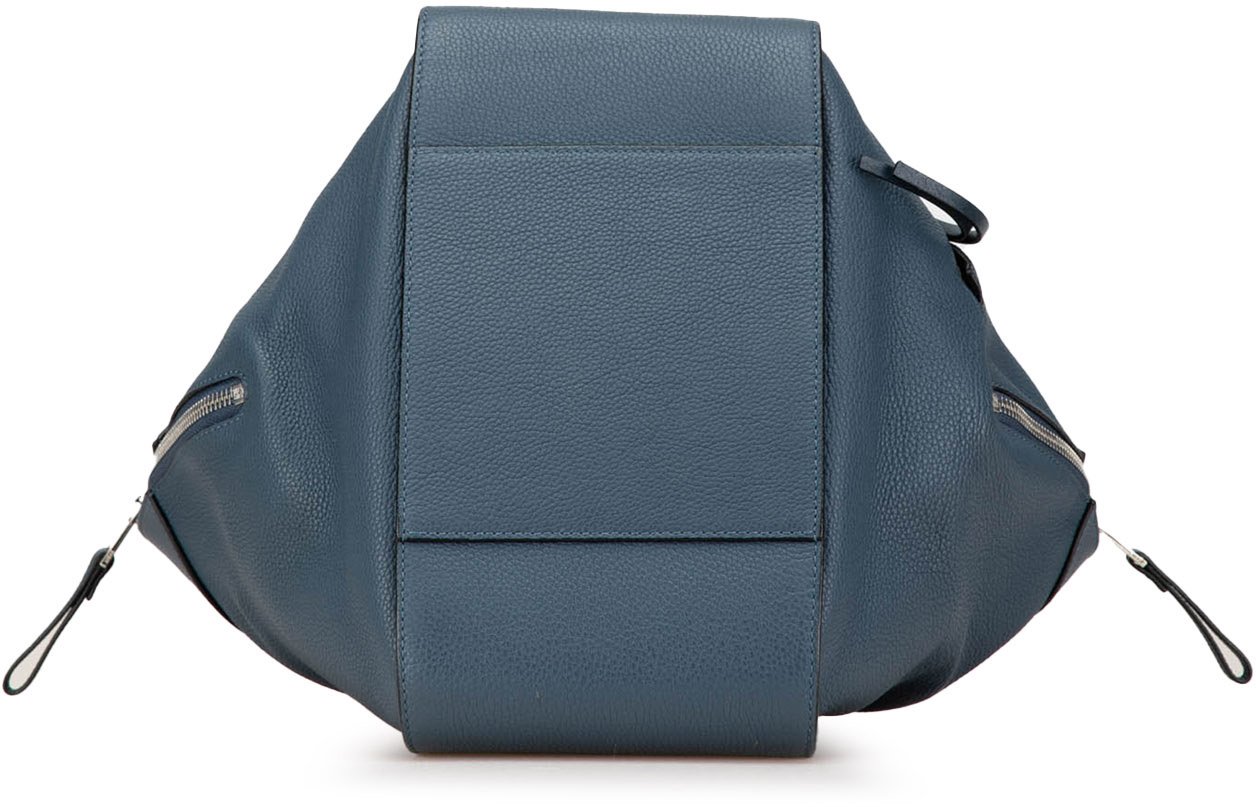 Loewe Small Leather Hammock Bag Blauw