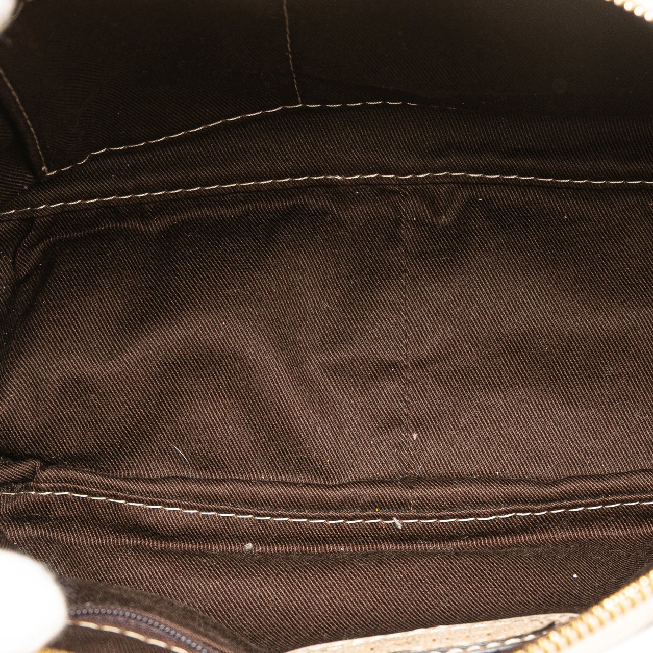 Loewe Mini Anagram Leather Tassel Handbag Bruin