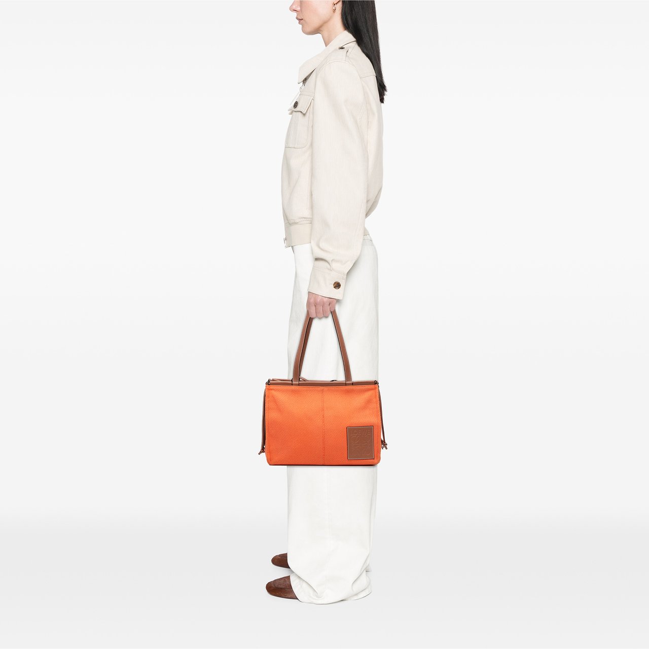 Loewe Small Canvas Cushion Tote Oranje