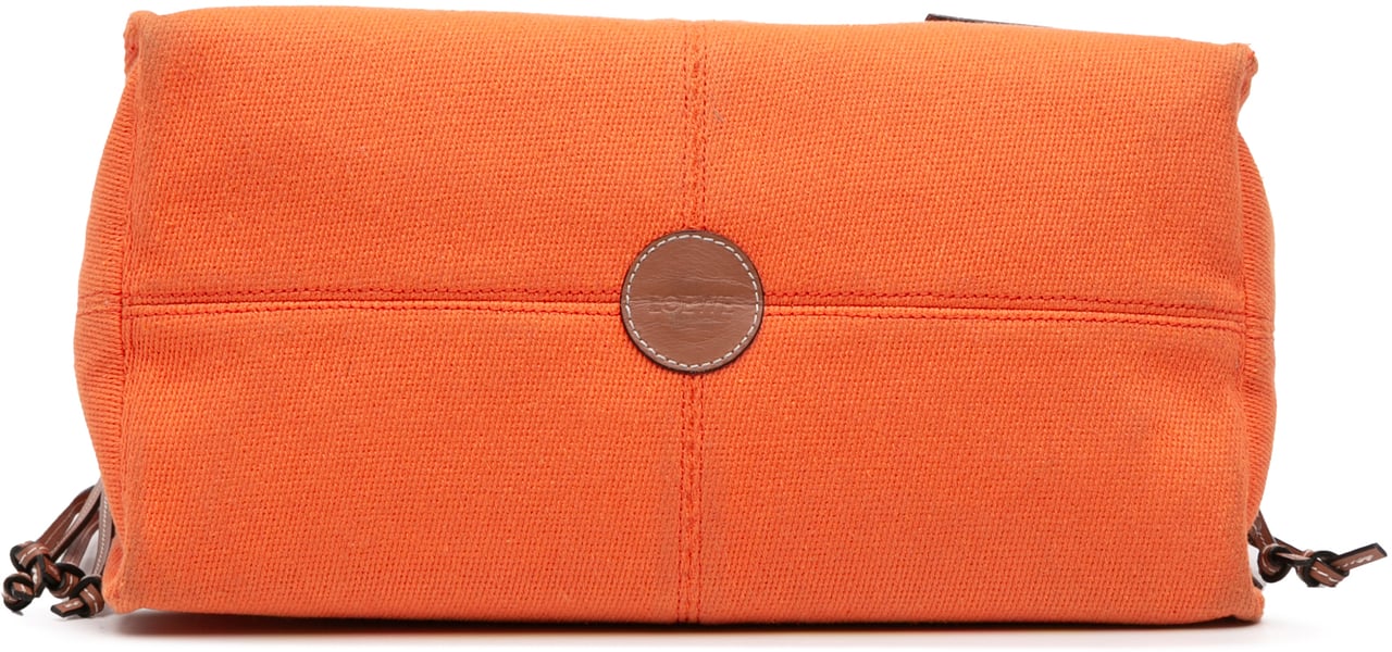 Loewe Small Canvas Cushion Tote Oranje