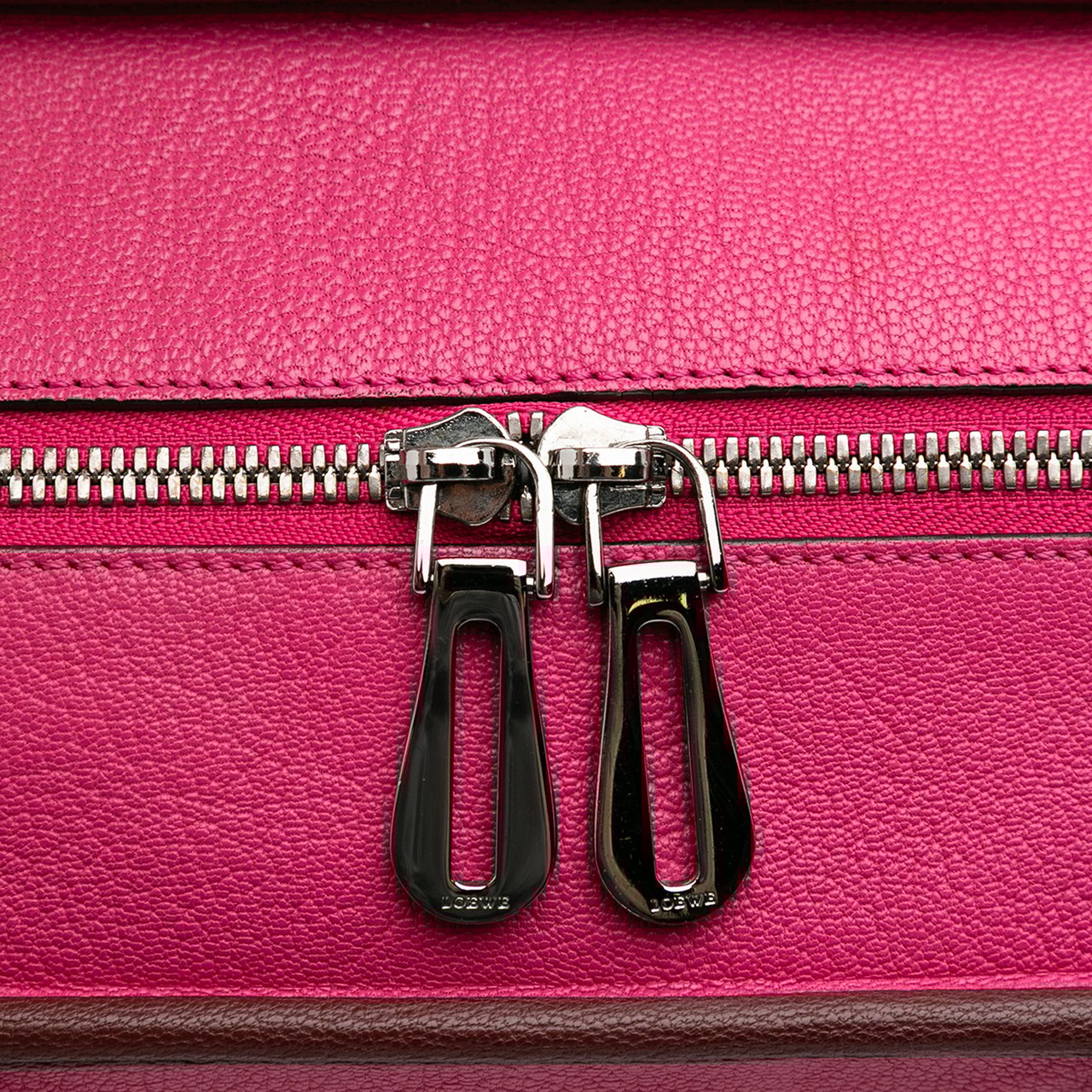 Loewe Tricolor Goatskin Amazona 36 Roze