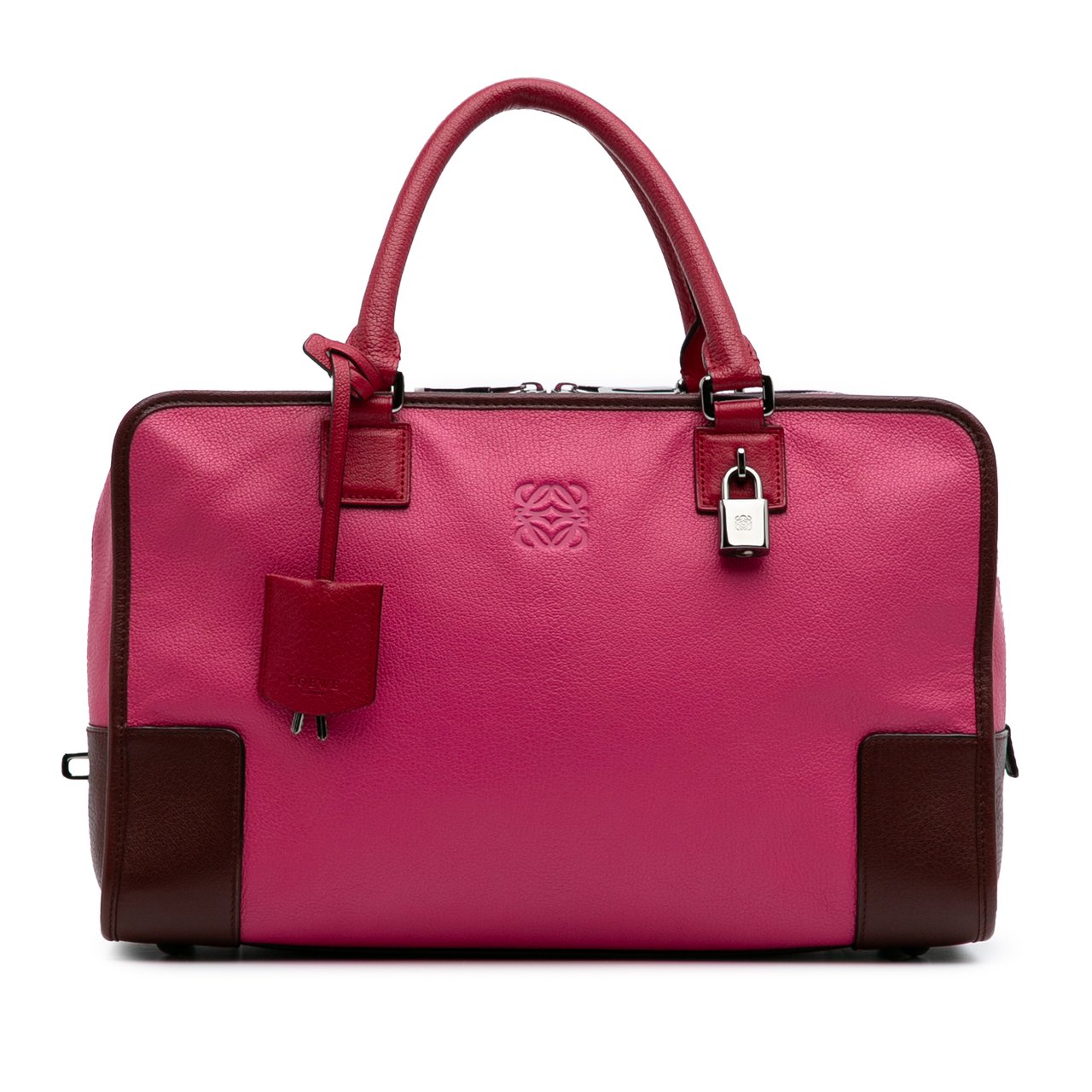 Loewe Tricolor Goatskin Amazona 36 Roze