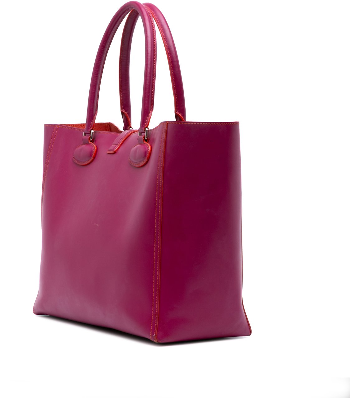 Loewe Anagram Leather Leo Tote Roze