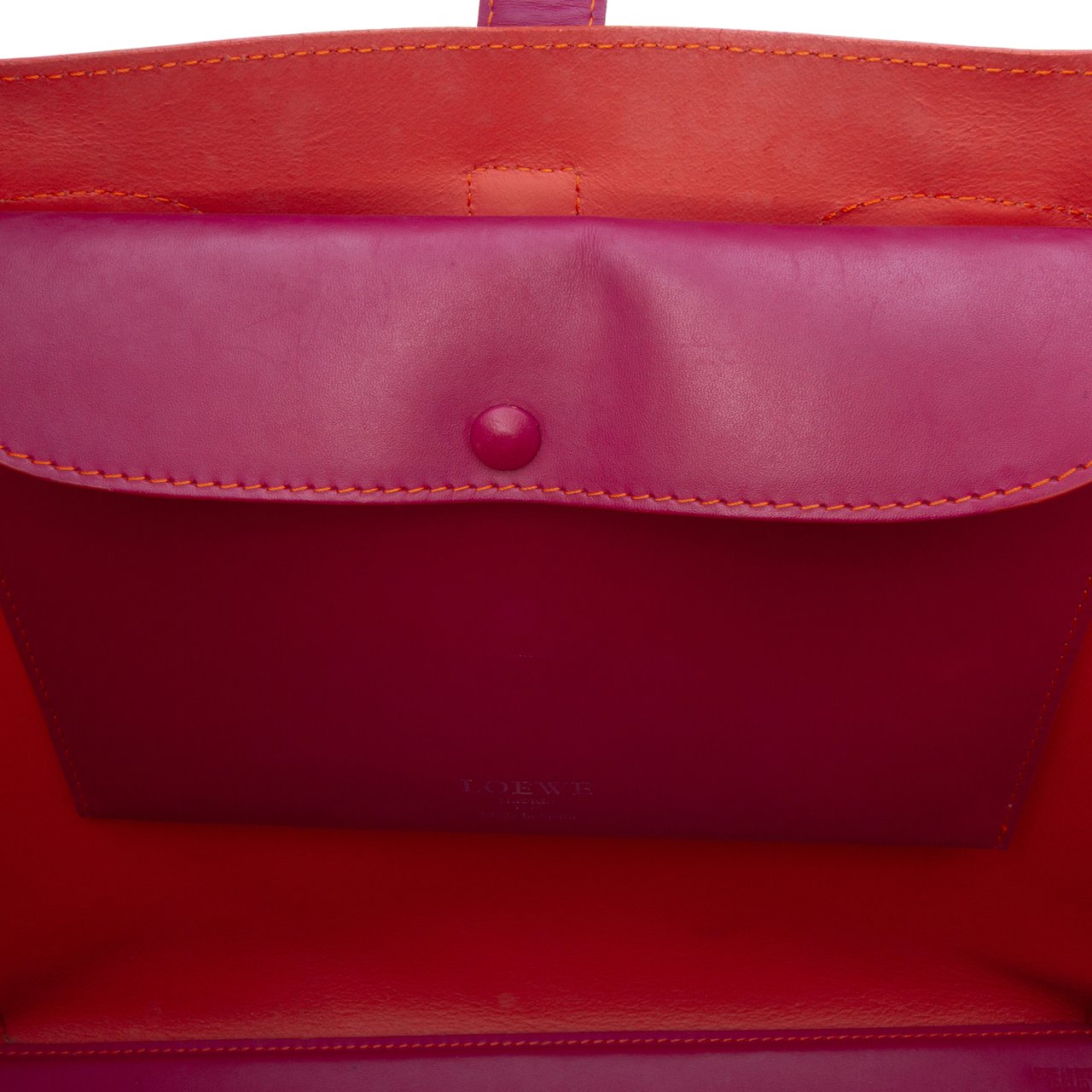 Loewe Anagram Leather Leo Tote Roze
