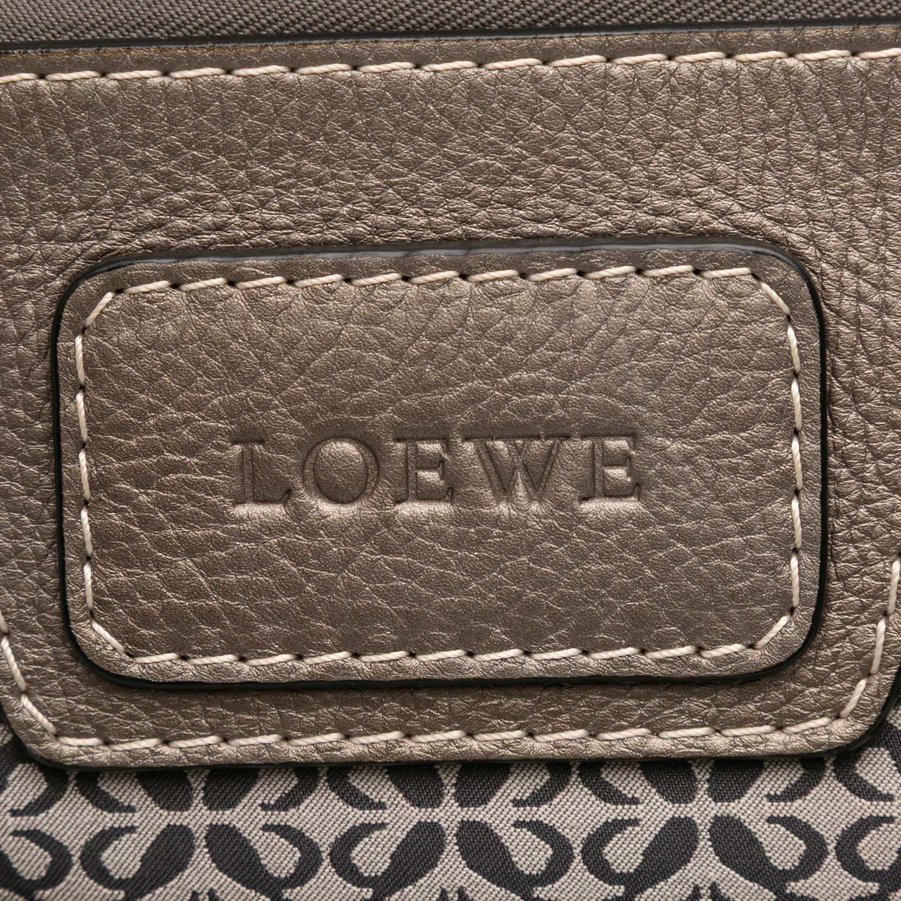 Loewe Anagram Canvas Tote Bruin