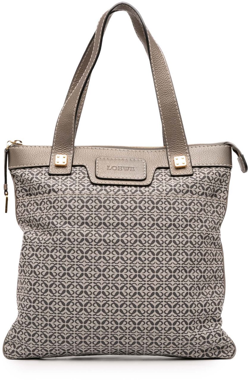Loewe Anagram Canvas Tote Bruin