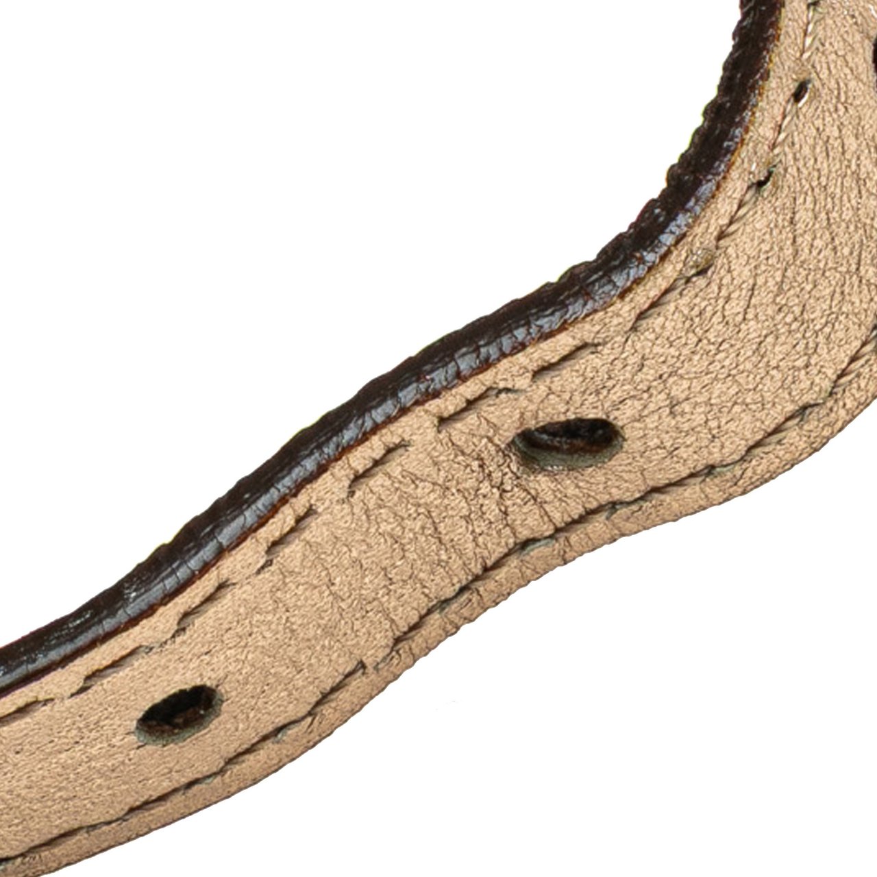 Loewe Mini Anagram Leather Tassel Crossbody Bruin