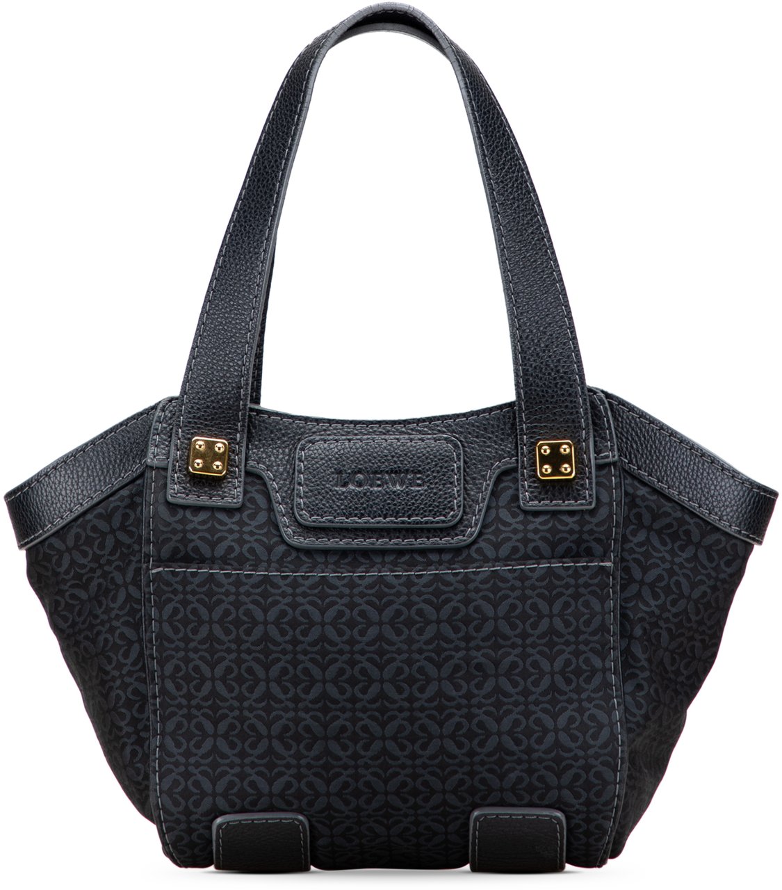 Loewe Anagram Canvas Tote Zwart