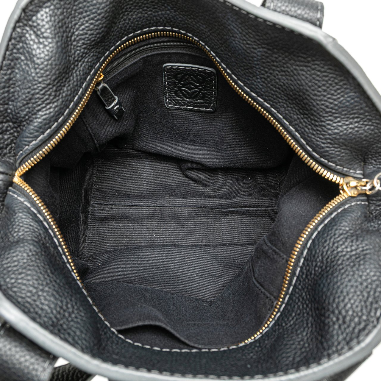 Loewe Anagram Canvas Tote Zwart
