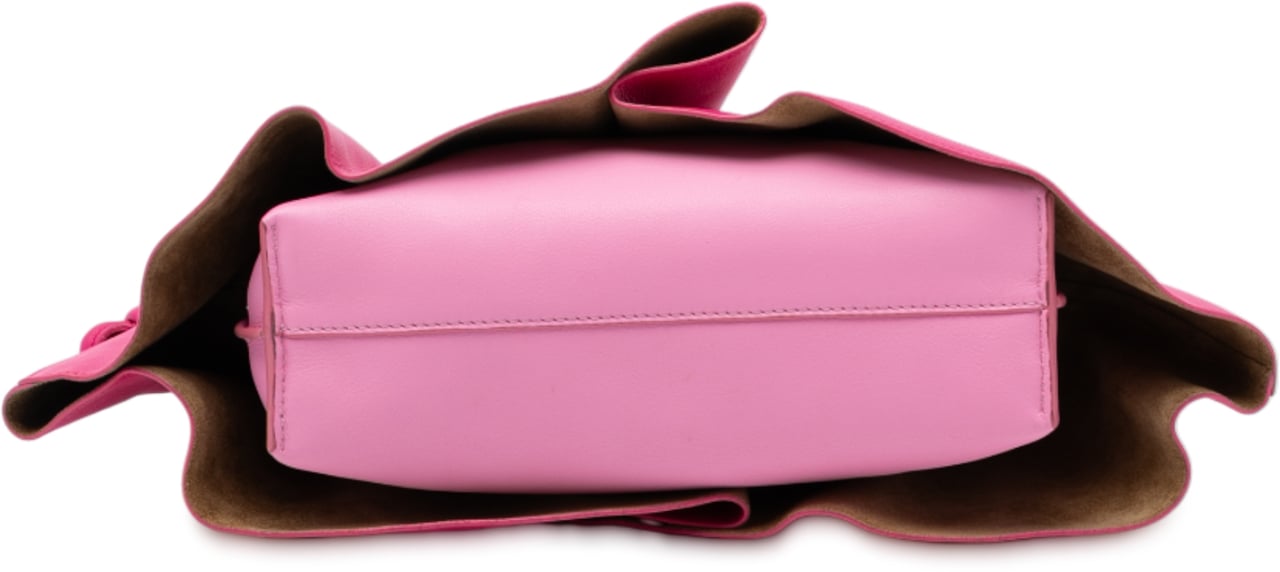 Loewe Paula Ibiza Mini Petal Nappa Flamenco Knot Crossbody Roze