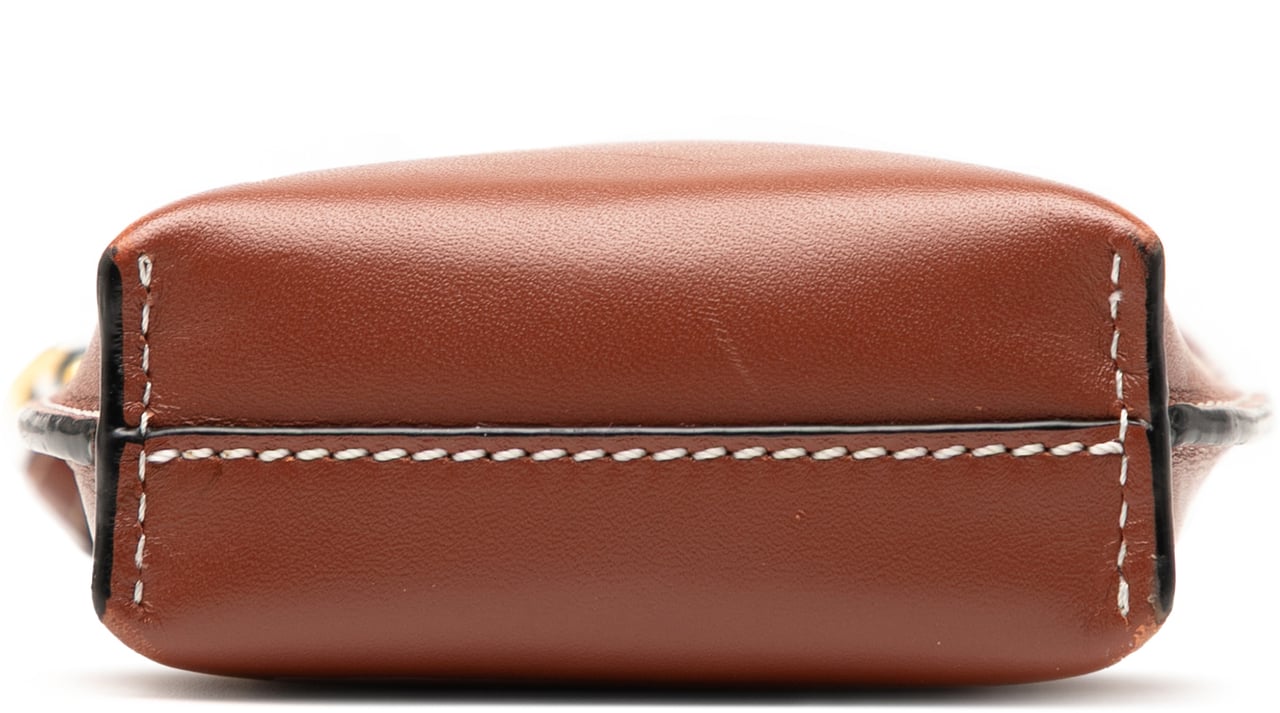 Loewe Leather Gate Pocket Crossbody Bruin