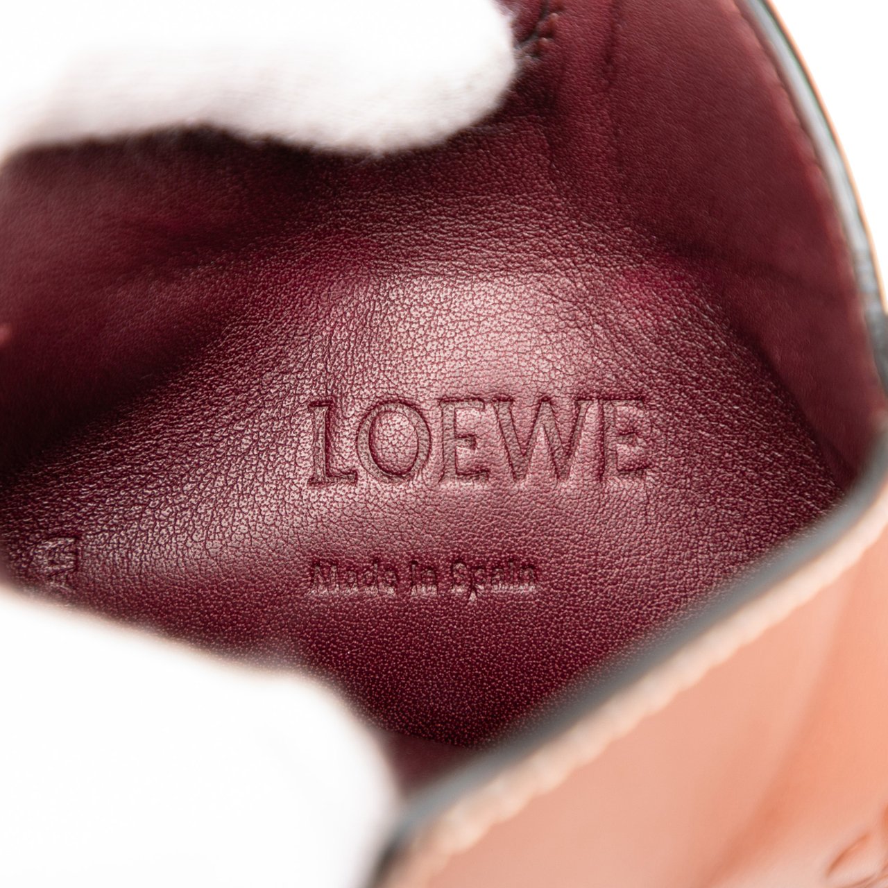 Loewe Leather Gate Pocket Crossbody Bruin