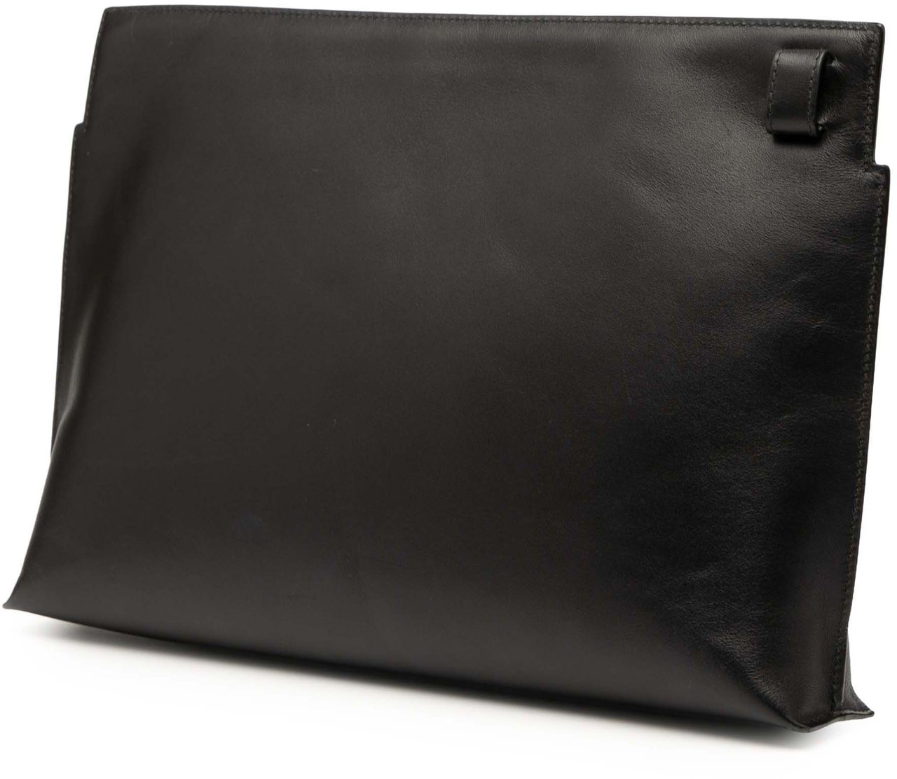 Loewe Leather Logo T Pouch Zwart