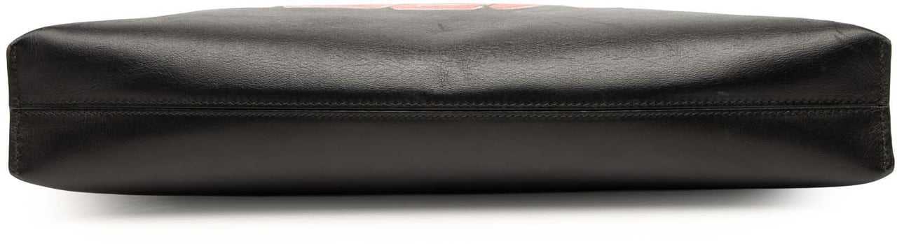 Loewe Leather Logo T Pouch Zwart