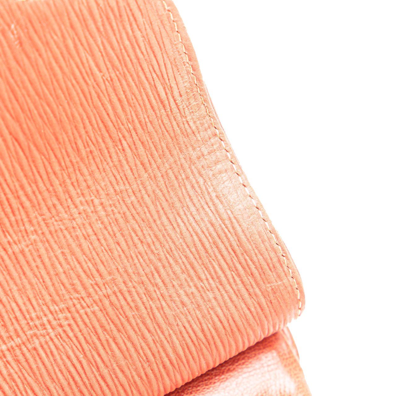 Loewe Leather Velazquez Twist Clutch Rood