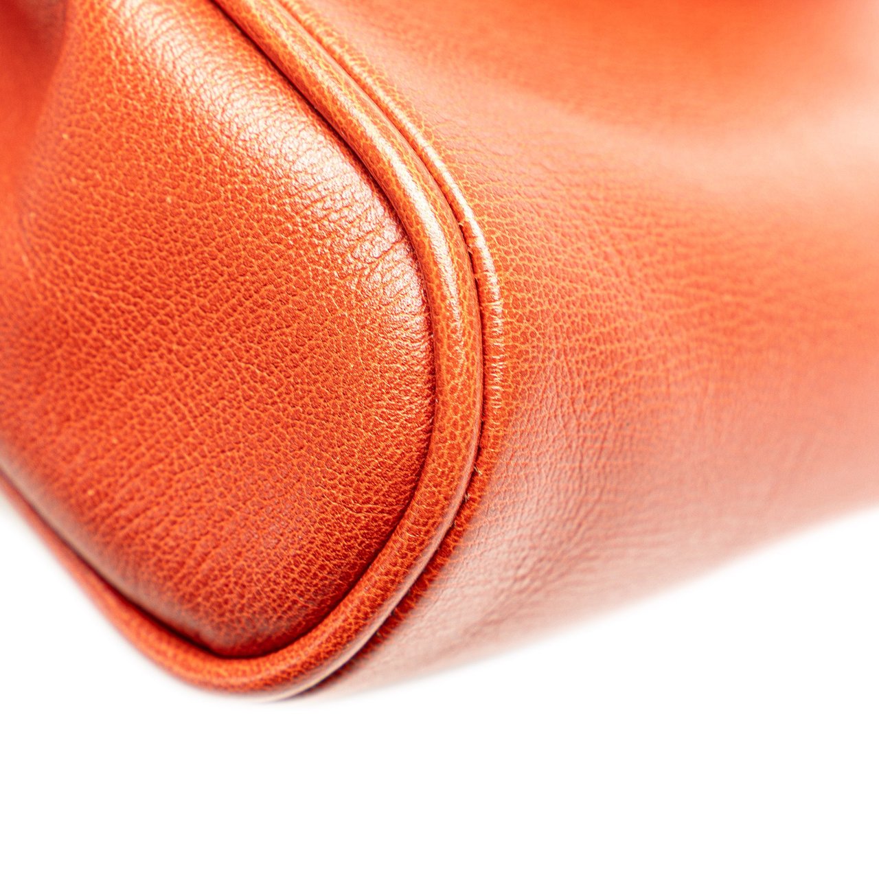 Loewe Leather Velazquez Twist Clutch Rood