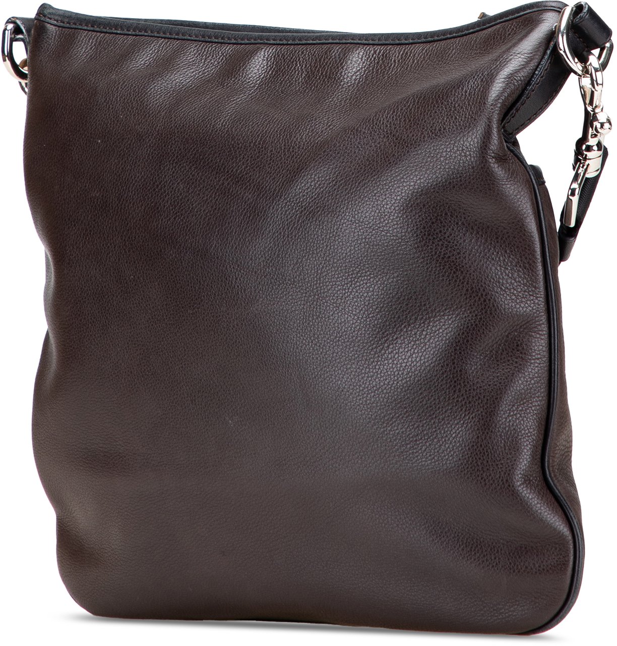 Loewe Anagram Leather Messenger Bag Bruin