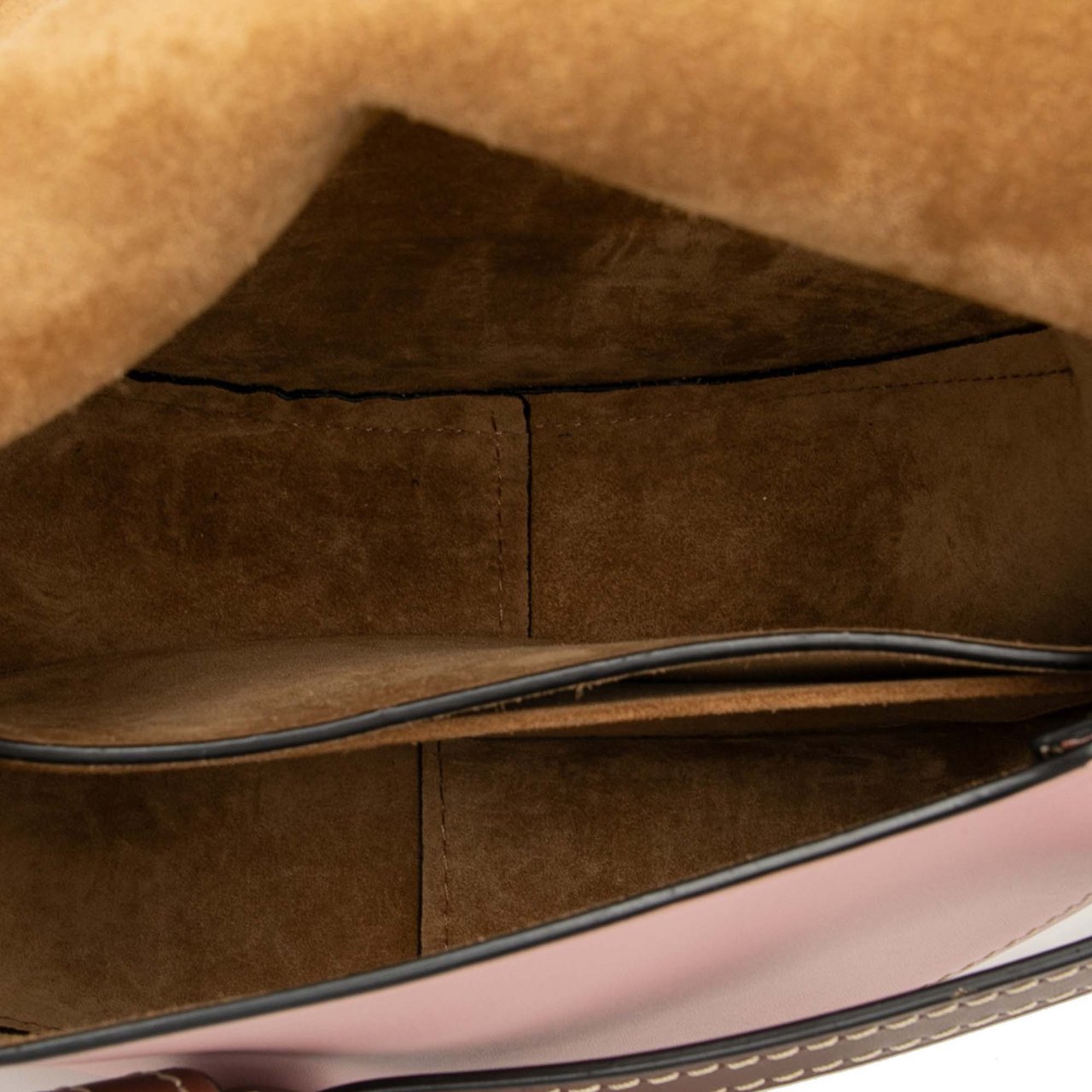 Loewe Small Tricolor Leather Gate Crossbody Rood