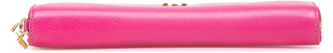 Loewe Anagram Leather Zip Around Wallet Roze