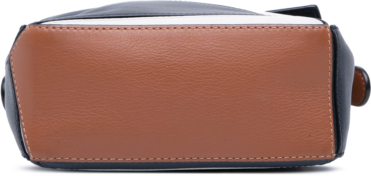 Loewe Mini Tricolor Calfskin Sailor Puzzle Satchel Blauw