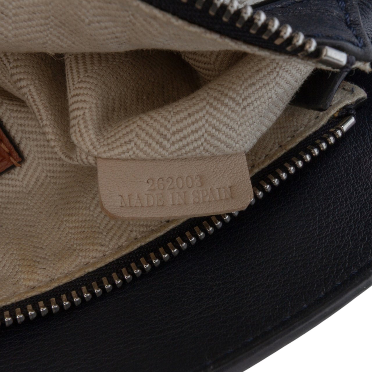 Loewe Mini Tricolor Calfskin Sailor Puzzle Satchel Blauw