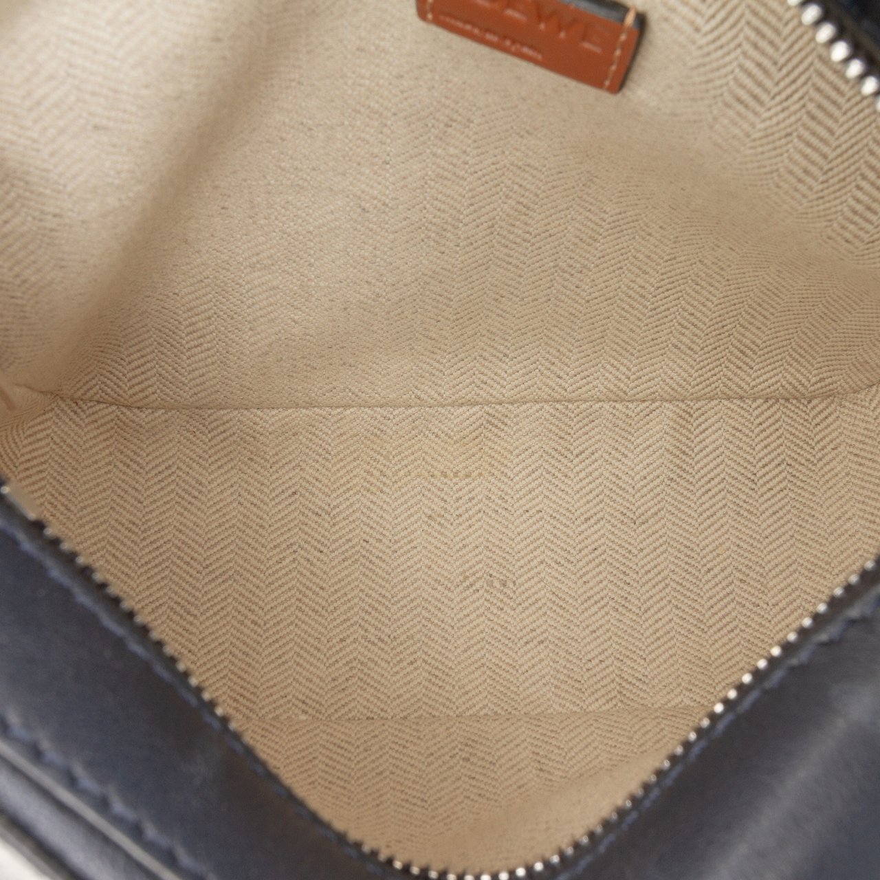 Loewe Mini Tricolor Calfskin Sailor Puzzle Satchel Blauw
