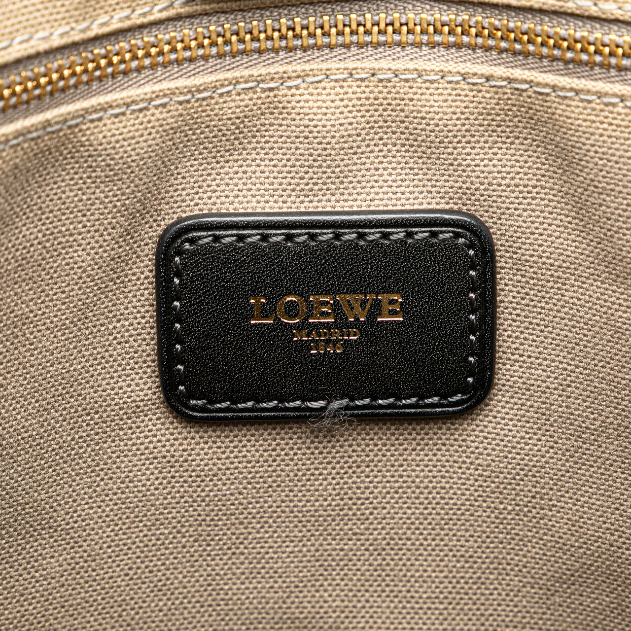Loewe Anagram Coated Canvas Tote Grijs