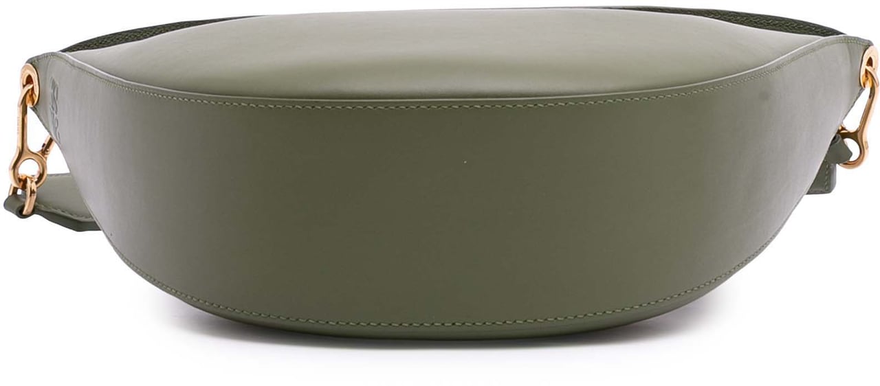 Loewe Small Leather Luna Hobo Groen