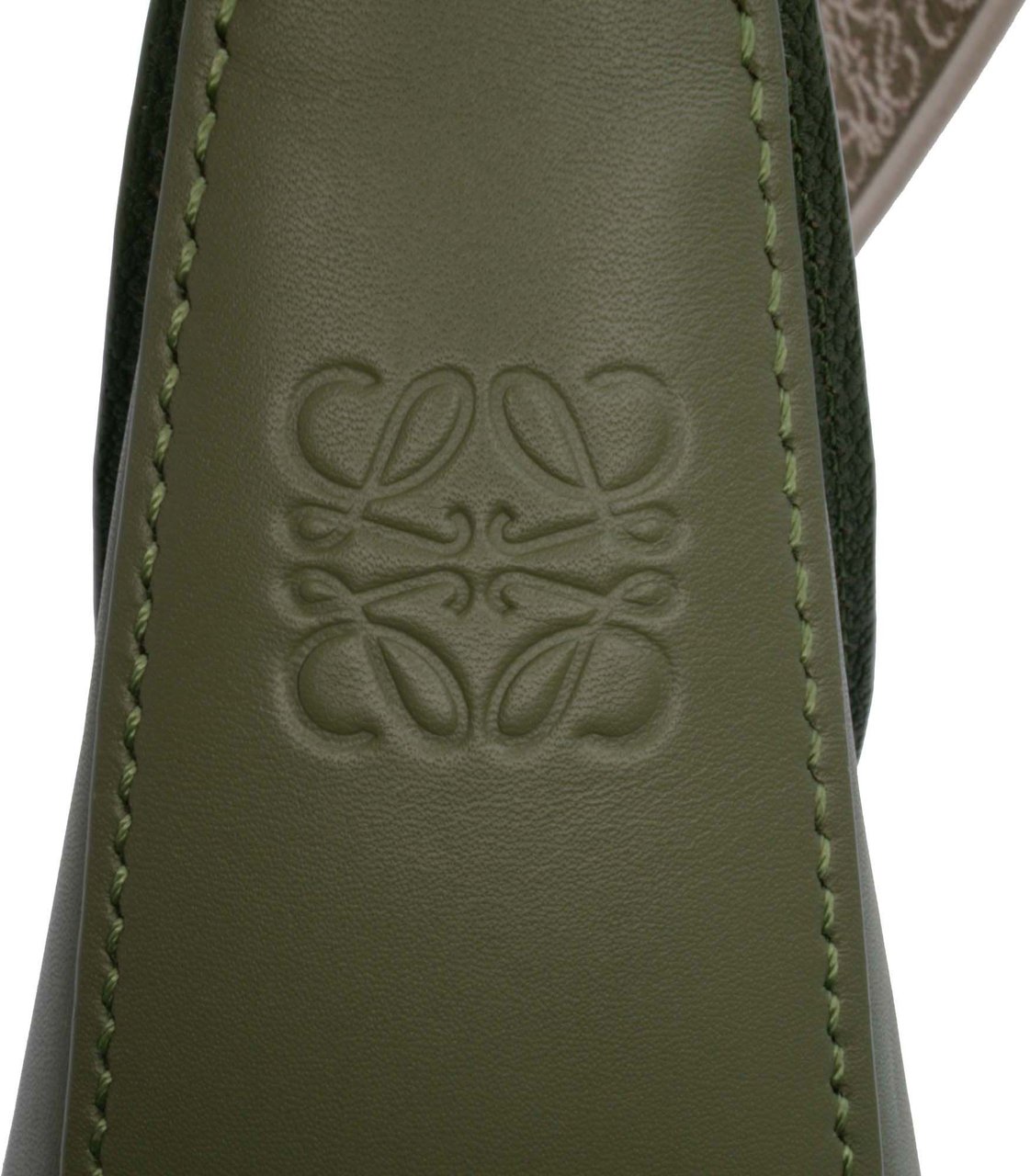 Loewe Small Leather Luna Hobo Groen
