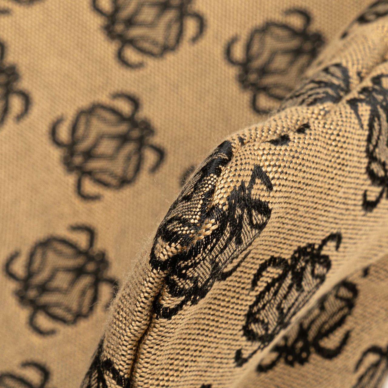 Loewe Anagram Canvas Tote Bruin